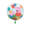 UNIQUE PARTY FAVORS Balloons Peppa Pig Birthday Round Foil Balloon, 18 Inches, 1 Count