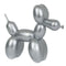 UNIQUE PARTY FAVORS Balloons Silver Dog Balloon Weight, 1 Count 011179256228