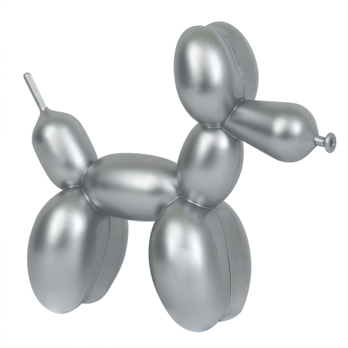 UNIQUE PARTY FAVORS Balloons Silver Dog Balloon Weight, 1 Count 011179256228
