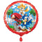 UNIQUE PARTY FAVORS Balloons Sonic the Hedgehog Foil Balloon, 18 Inches, 1 Count 011179218387