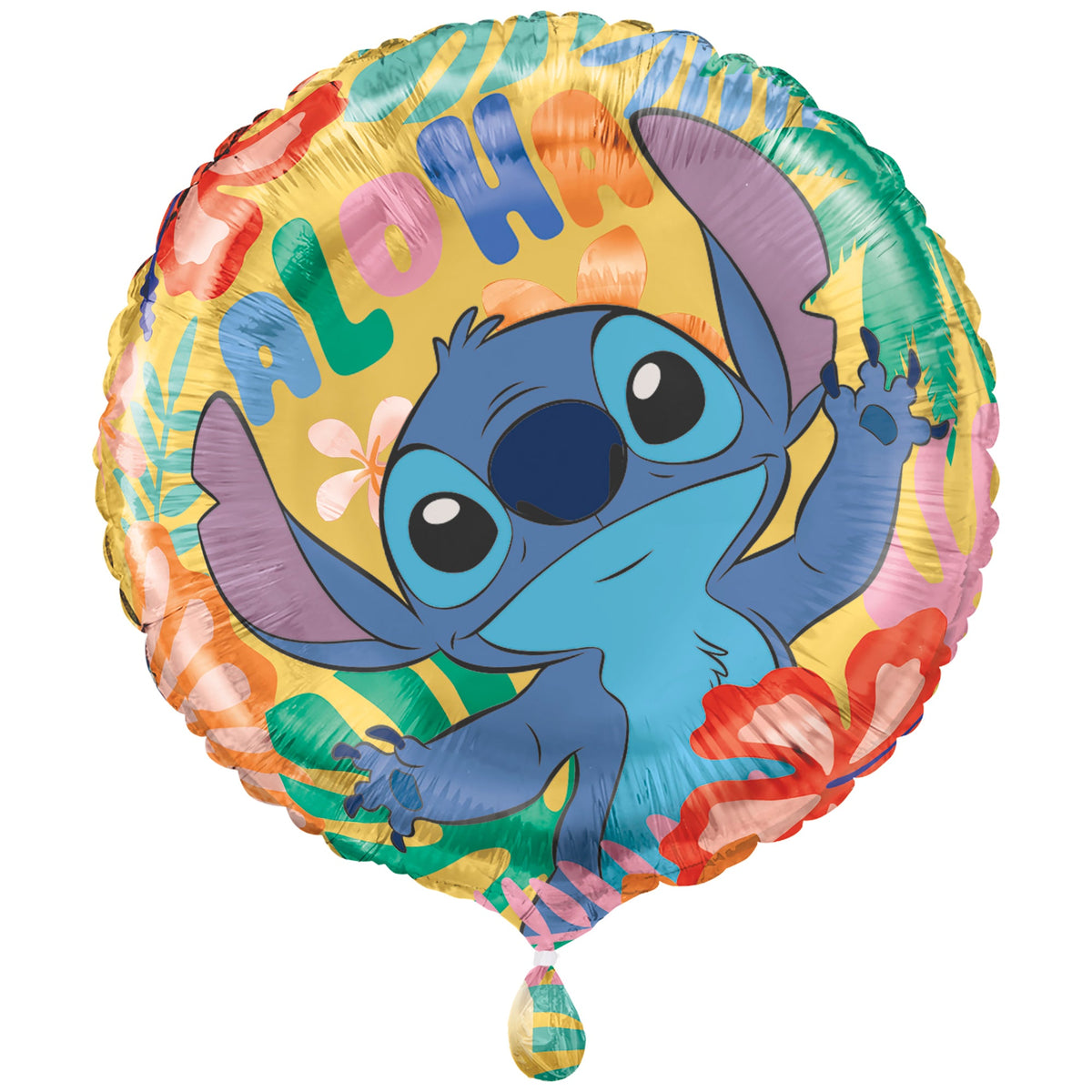 UNIQUE PARTY FAVORS Balloons Stitch Foil Balloon, Disney, 18 Inches, 1 Count 011179403189