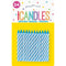 UNIQUE PARTY FAVORS Cake Supplies Blue Spiral Candles, 24 Count 011179190515