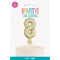 UNIQUE PARTY FAVORS Cake Supplies Golden Number 8 Foil Balloon Cake Topper, 1 Count 011179572687