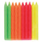UNIQUE PARTY FAVORS Cake Supplies Neon Spiral Candles, 20 Count 011179191734