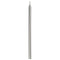 UNIQUE PARTY FAVORS Cake Supplies Silver Metallic Candles, 5 Inches, 12 Count 011179199815