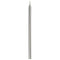 UNIQUE PARTY FAVORS Cake Supplies Silver Metallic Candles, 5 Inches, 12 Count 011179199815