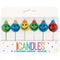 UNIQUE PARTY FAVORS Cake Supplies Smiley Face Shaped Candles, 6 Count 011179711857