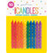 UNIQUE PARTY FAVORS Cake Supplies Spiral Candles, Multicolor, 10 Count 011179934171