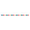 UNIQUE PARTY FAVORS Christmas Vibrant Christmas Pom Pom Garland, 84 Inches, 1 Count