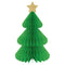 UNIQUE PARTY FAVORS Christmas Vibrant Christmas Trees Honeycomb Decorations, Green, Red, Pink, 1 Count