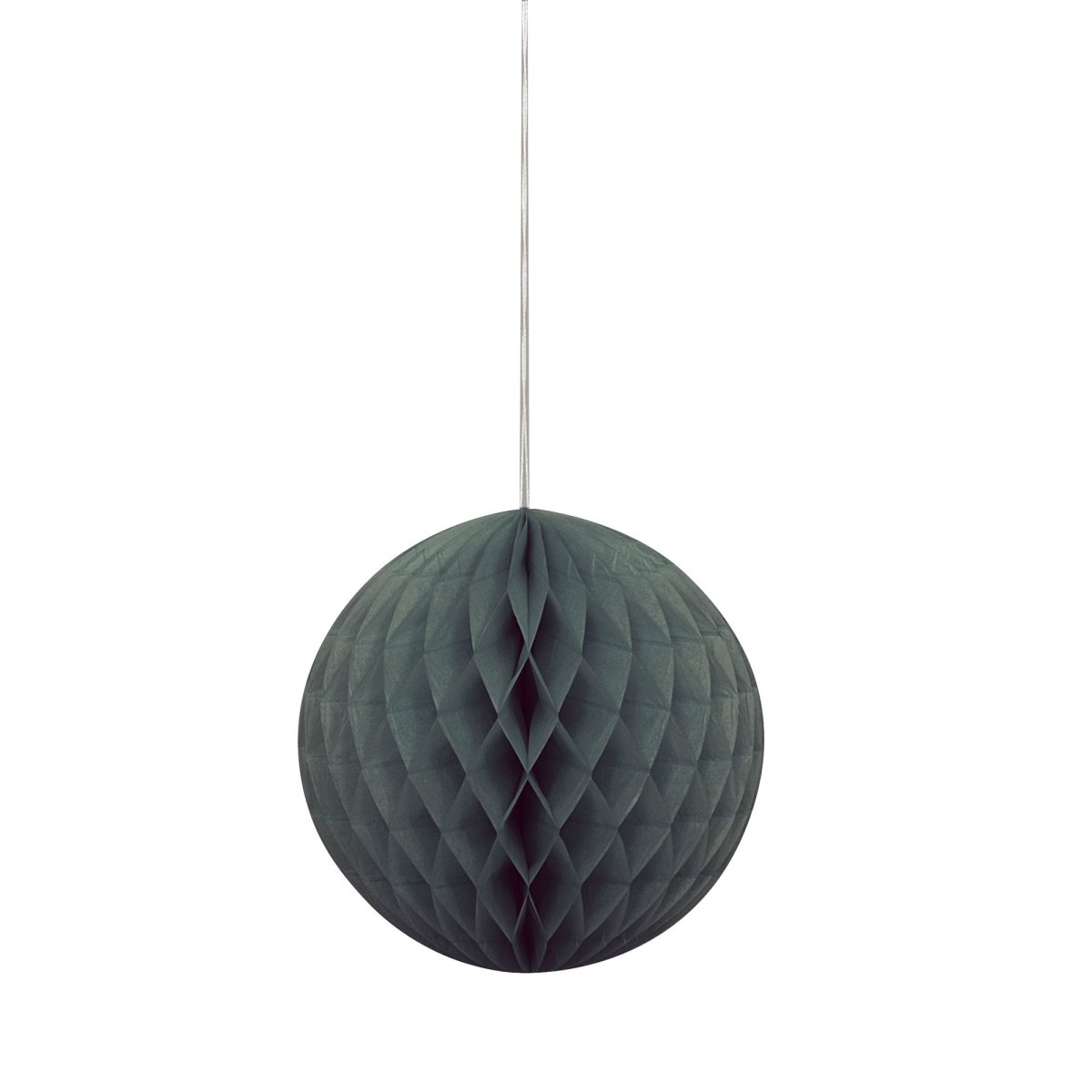 UNIQUE PARTY FAVORS Decorations Black Honeycomb Ball, 8 Inches, 1 Count 011179642502
