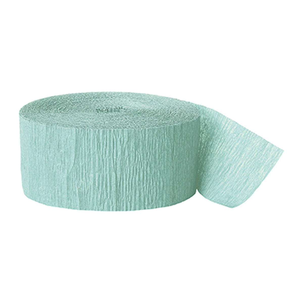 UNIQUE PARTY FAVORS Decorations Crepe Streamer, Mint Green, 81 Ft, 1 Count 011179630554