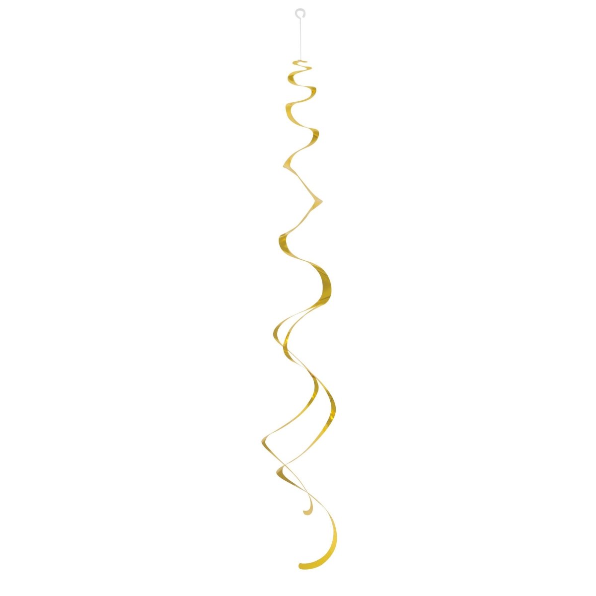 UNIQUE PARTY FAVORS Decorations Gold Hanging Swirl Decorations, 26 Inches, 8 Count 011179632831