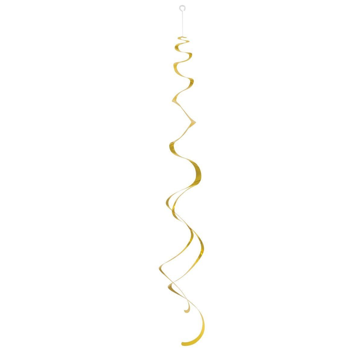 UNIQUE PARTY FAVORS Decorations Gold Hanging Swirl Decorations, 26 Inches, 8 Count 011179632831