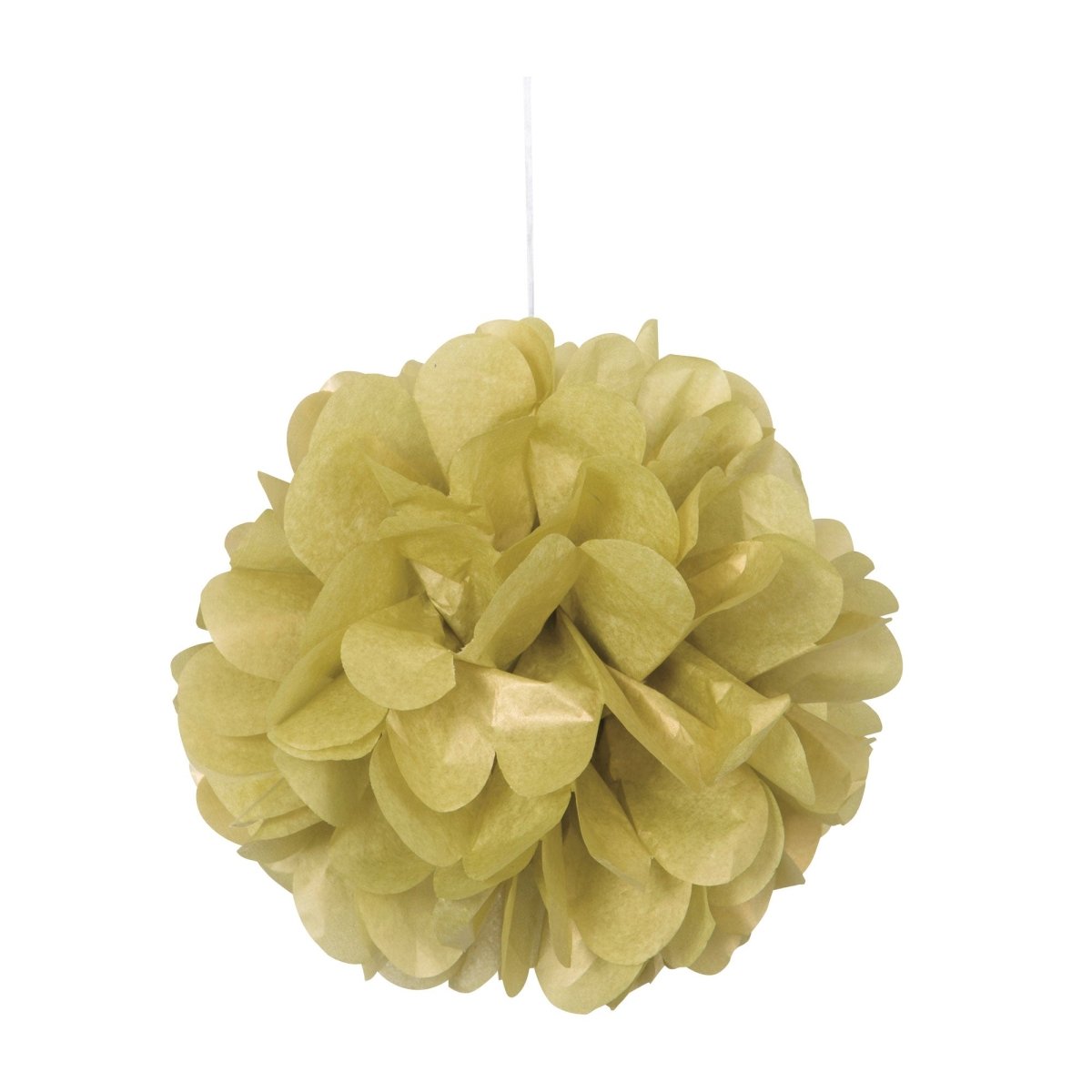UNIQUE PARTY FAVORS Decorations Gold Mini Puff Hanging Decorations, 9 Inches, 3 Count 011179642182