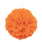 UNIQUE PARTY FAVORS Decorations Orange Puff Hanging Decoration, 16 Inches, 1 Count 011179642762