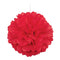 UNIQUE PARTY FAVORS Decorations Red Puff Hanging Decoration, 16 Inches, 1 Count 011179642755