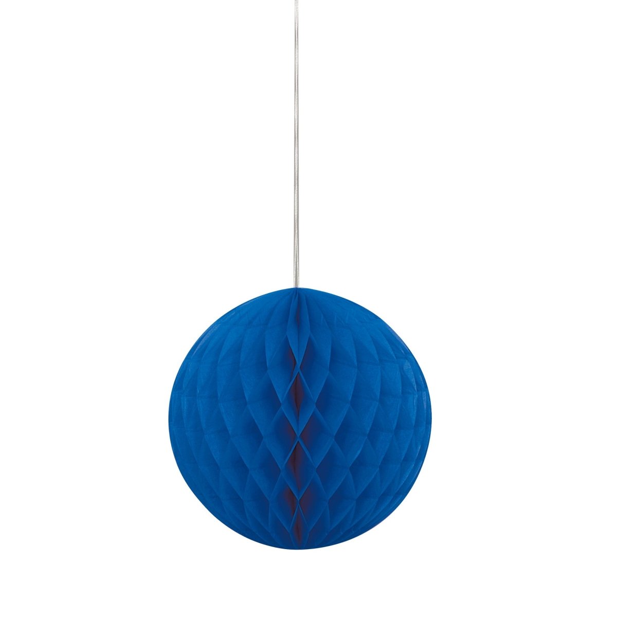 UNIQUE PARTY FAVORS Decorations Royal Blue Honeycomb Ball, 8 Inches, 1 Count 011179642533