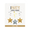 UNIQUE PARTY FAVORS Decorations Silver and Gold Hanging Star Swirl Decorations, 26 Inches, 3 Count 011179911868