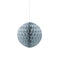 UNIQUE PARTY FAVORS Decorations Silver Honeycomb Ball, 8 Inches, 1 Count 011179632244