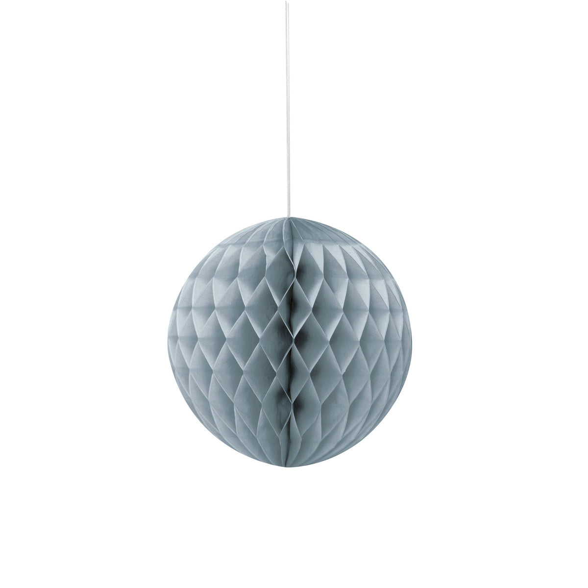 UNIQUE PARTY FAVORS Decorations Silver Honeycomb Ball, 8 Inches, 1 Count 011179632244