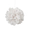 UNIQUE PARTY FAVORS Decorations White Mini Puff Hanging Decorations, 9 Inches, 3 Count 011179642212