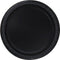 UNIQUE PARTY FAVORS Disposable-Plasticware Black Large Round Lunch Plastic Plates, 9 Inches, 20 Count 011179341276
