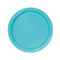 UNIQUE PARTY FAVORS Disposable-Plasticware Caribbean Blue Small Round Dessert Paper Plates, 7 Inches, 8 Count 011179468546