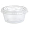 UNIQUE PARTY FAVORS Disposable-Plasticware Clear Plastic Shot Cups with Lids, 25 Count 011179494316