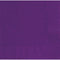 UNIQUE PARTY FAVORS Disposable-Plasticware Deep Purple Large Lunch Napkins, 20 Count 011179033027