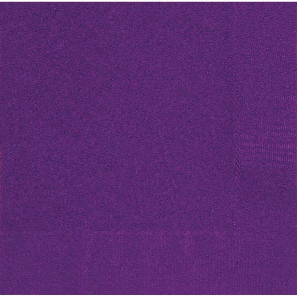 UNIQUE PARTY FAVORS Disposable-Plasticware Deep Purple Large Lunch Napkins, 20 Count 011179033027