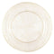 UNIQUE PARTY FAVORS Disposable-Plasticware Gold Glitter Small Round Dessert Plastic Plates, 7 Inches, 8 Count 011179747627