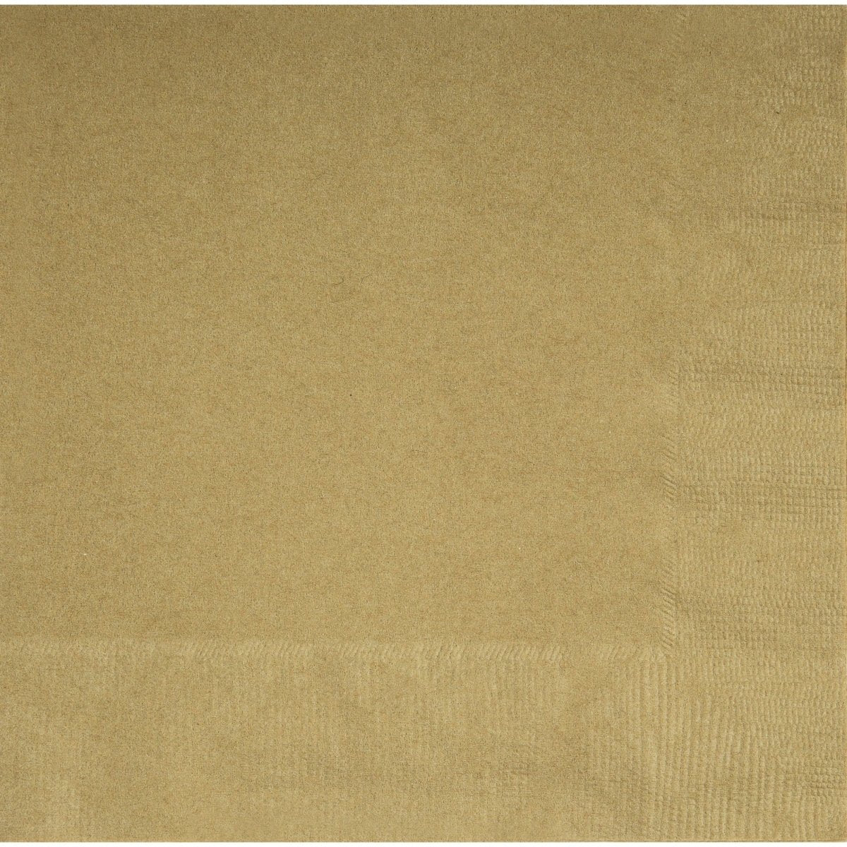 UNIQUE PARTY FAVORS Disposable-Plasticware Gold Large Lunch Napkins, 20 Count 011179033225