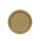 UNIQUE PARTY FAVORS Disposable-Plasticware Gold Small Round Dessert Plastic Plates, 7 Inches, 20 Count 011179332441