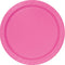 UNIQUE PARTY FAVORS Disposable-Plasticware Hot Pink Large Round Lunch Paper Plates, 9 Inches, 8 Count 011179313952