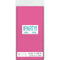 UNIQUE PARTY FAVORS Disposable-Plasticware Hot Pink Rectangular Plastic Table Cover, 54 x 108 Inches, 1 Count 011179050826