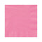 UNIQUE PARTY FAVORS Disposable-Plasticware Hot Pink Small Beverage Napkins, 20 Count 011179313914
