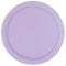 UNIQUE PARTY FAVORS Disposable-Plasticware Lavender Purple Large Round Lunch Paper Plates, 9 Inches, 8 Count 011179313556
