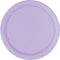 UNIQUE PARTY FAVORS Disposable-Plasticware Lavender Purple Large Round Lunch Plastic Plates, 9 Inches, 20 Count 011179363483