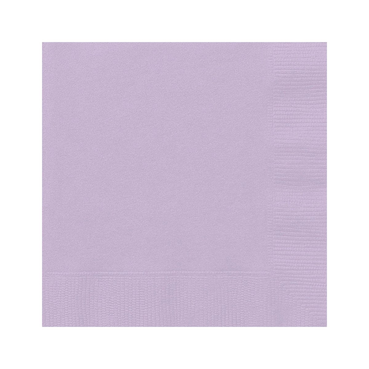 UNIQUE PARTY FAVORS Disposable-Plasticware Lavender Purple Small Beverage Napkins, 20 Count 011179313518