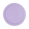 UNIQUE PARTY FAVORS Disposable-Plasticware Lavender Purple Small Round Dessert Paper Plates, 7 Inches, 8 Count 011179313549