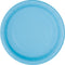 UNIQUE PARTY FAVORS Disposable-Plasticware Light Blue Large Round Lunch Paper Plates, 9 Inches, 8 Count 011179308972