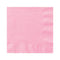 UNIQUE PARTY FAVORS Disposable-Plasticware Light Pink Small Beverage Napkins, 20 Count 011179308712