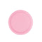 UNIQUE PARTY FAVORS Disposable-Plasticware Light Pink Small Round Dessert Plastic Plates, 7 Inches, 20 Count 011179308781