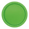 UNIQUE PARTY FAVORS Disposable-Plasticware Lime Green Large Round Lunch Paper Plates, 9 Inches, 8 Count 011179313754