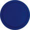 UNIQUE PARTY FAVORS Disposable-Plasticware Navy Blue Large Round Lunch Plastic Plates, 9 Inches, 20 Count 011179362868