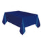 UNIQUE PARTY FAVORS Disposable-Plasticware Navy Blue Rectangular Plastic Table Cover, 54 x 108 Inches, 1 Count 011179503940