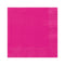 UNIQUE PARTY FAVORS Disposable-Plasticware Neon Pink Small Beverage Napkins, 40 Count 011179351404