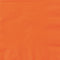 UNIQUE PARTY FAVORS Disposable-Plasticware Pumpkin Orange Large Lunch Napkins, 20 Count 011179032228