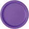 UNIQUE PARTY FAVORS Disposable-Plasticware Purple Large Round Lunch Paper Plates, 9 Inches, 8 Count 011179470259